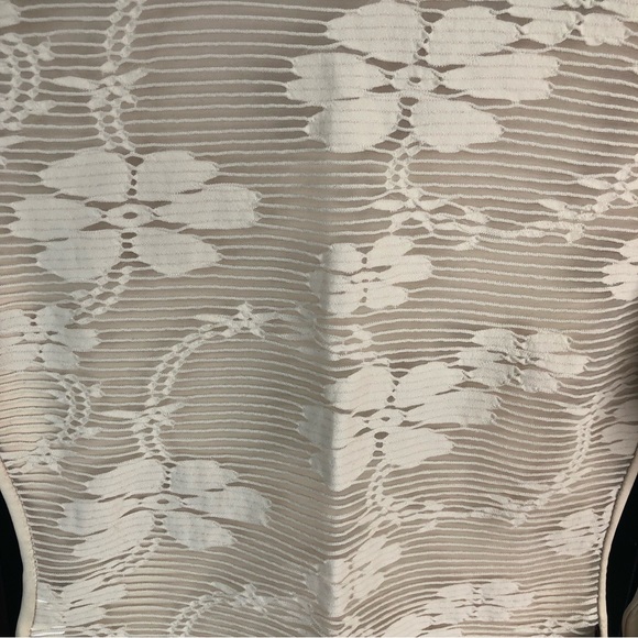 Floral Mesh Fitted Shirt. Women’s Sexy Sheer Tee. Size Small/Medium. - Picture 3 of 8